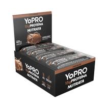 Barra Proteica YoPRO - Sabor Chocolate - 12 Unidades de 55g - Nutrata Barra Proteica YoPRO - Sabor Chocolate - 12 Unidades de 55g - Nutrata