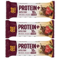 Barra Protein+ Napolitano 50g Banana Brasi Kit 3 Proteína Premium Saudável Fit Zero Glúten Barra Protein+ Napolitano 50g Banana Brasi Kit 3 Proteína Premium Saudável Fit Zero Glúten