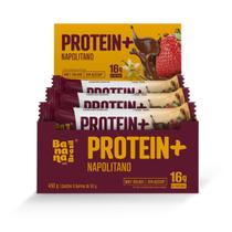 Barra Protein+ Sabor Napolitano Display 9un de 50g - Banana Brasil - 60241
