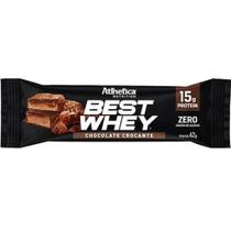 Barra Proteina Best Whey Chocolate Crocante Atlhetica 62g Barra Proteina Best Whey Chocolate Crocante Atlhetica 62g