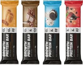 Barra Proteina Protein Bar Growth Kit 2 Caixas 24 Unidades