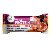 Barra Proteina Trufa de Avelã Q-Vita 40g Barra Proteina Trufa de Avelã Q-Vita 40g