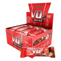 Barra Proteína Vo2 Whey Bar 12 Unidades - Integralmedica Morango