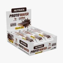 Barra Proto Wafer c/ Whey Protein Chocolate Belga 12un x 30g val 01/05 - Nutrata