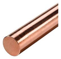 Barra Redonda Cobre Eletrolitico 3/8 Pol. X 200 Mm Kit 4 Pçs