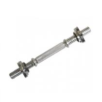Barra Reta 40cm Cromada E 2 Porcas Estrela 28mm Diâmetro