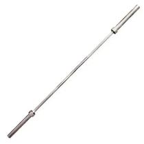 Barra reta olímpica cromada maciça para musculação com bucha de bronze 1,20m - rae fitness