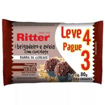 Barra Ritter Aveia e Brigadeiro L4P3 80g Barra Ritter Aveia e Brigadeiro L4P3 80g
