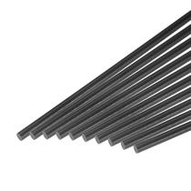 Barra sólida redonda de haste de plástico ABS 4 mm x 30 cm preta MECCANIXITY Barra sólida redonda de haste de plástico ABS 4 mm x 30 cm preta MECCANIXITY