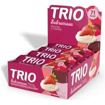 Barra Trio Sobremesa Morango e Chantilly 20g Cx12 Barra Trio Sobremesa Morango e Chantilly 20g Cx12