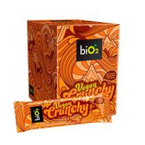 Barra Vegan 10Un X 28G Caramelo Cacau Sem Gluten Bio2