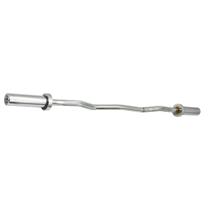 Barra W Olímpica Cromada 122cm com Rolamento de Agulha Ahead Sports