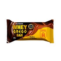 Barra Whey Grego Bar - 1 Unidade de 40g Dulce de Leche Havanna - Nutrata Barra Whey Grego Bar - 1 Unidade de 40g Dulce de Leche Havanna - Nutrata