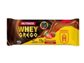 Barra Whey Grego Bar Havanna Doce de Leite e Morango 40G