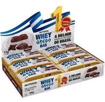 Barra Whey Grego Brigadeiro Nutrata - Display Com 12 Unid