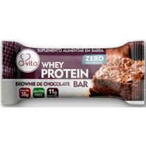 Barra Whey Protein Brownie De Chocolate Zero Q-Vita 36g Barra Whey Protein Brownie De Chocolate Zero Q-Vita 36g