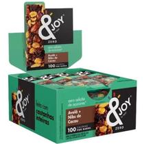 Barra Zero Açúcar Avelã e Nibs de Cacau display 12uni de 25g - &Joy