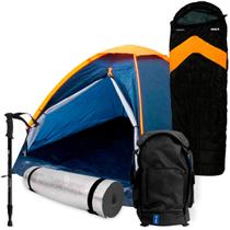 Barraca 2p Bastão Mochila Isolate Saco Dormir - kit Legendarios