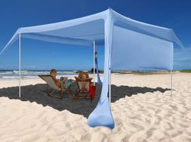 Barraca à prova de vento Beach Canopy Easierhike 305x305cm UPF50+