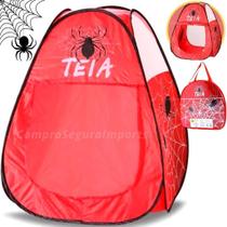 Barraca Cabana Infantil Aranha Dobrável Tenda Toca Casinha Barraca Cabana Infantil Aranha Dobrável Tenda Toca Casinha