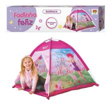 Barraca Cabana Toca Casinha Infantil Grande Brinquedo Meninas Fadinha Feliz Rosa