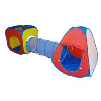 Barraca Cabana Toca Túnel 3 X 1 Infantil Para Criança Barraca Cabana Toca Túnel 3 X 1 Infantil Para Criança