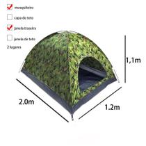 Barraca Camping 2 Lugares Impermeável Barraca De Acampamento 2 Pesoas
