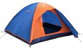 Barraca Camping 3 Pessoas Falcon Coluna Ntk Azul/laranja