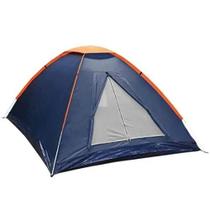 Barraca Camping 3 Pessoas Nautika Panda Impermeável Coluna d'Água 600mm Desmontável Com Bolsa Cor Azul