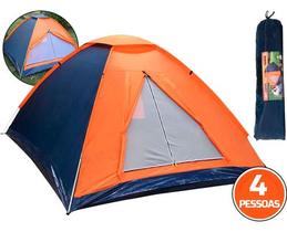 Barraca Camping 4 Pessoas Impermeável D'água 600mm Panda Nautika