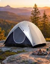 Barraca Camping 5 Pessoas Mor Luna Iglu Impermeável 800mm FPS 100 com Mosquiteiro