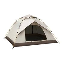 Barraca Camping Automática 4 Pessoas Ornnament BO240 Impermeável Praia Montagem Rápida Bege Barraca Camping Automática 4 Pessoas Ornnament BO240 Impermeável Praia Montagem Rápida Bege