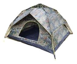 Barraca Camping Camuflada 3/4 Pessoas Auto-Armável Pop Up