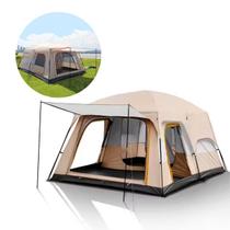 Barraca Camping Grande Impermeável 9-12 Pessoas Acampamento