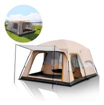 Barraca Camping Grande Impermeável 9-12 Pessoas Acampamento Barraca Camping Grande Impermeável 9-12 Pessoas Acampamento