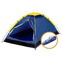 Barraca Camping Importway IWBC-4P Impermeável Para 4 Pessoas Acampamento Iglu Com Bolsa Azul