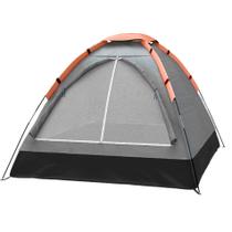 Barraca Camping Tenda Iglu Portátil 4 Pessoas 200*135*100cm Ar Livre Pesca Cinza WCT FITNESS Barraca Camping Tenda Iglu Portátil 4 Pessoas 200*135*100cm Ar Livre Pesca Cinza WCT FITNESS