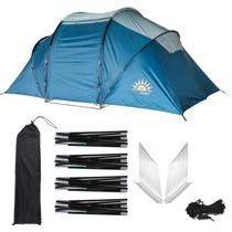 Barraca Camping Túnel Grande De Acampamento Família Impermeavel 2000mm 8 A 10 Pessoas New Hawaii