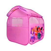 Barraca Casa Portátil Infantil Menina Princesa Disney Zippy Toys Rosa