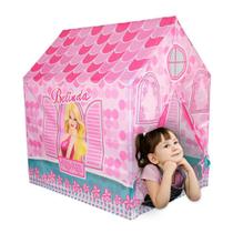 Barraca Casinha Da Belinda Infantil Toca Tenda Cabana Rosa - Dm Toys