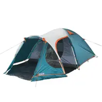Barraca de acampamento indy gt 6 pessoas verde 2500mm impermeável com avance frontal e varanda