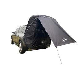 Barraca de acampamento SUV Hasika Car Tailgate Awning impermeável preta