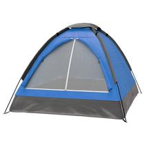 Barraca de acampamento Wakeman Outdoors para 2 pessoas com mosca de chuva e bolsa azul