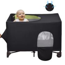 Barraca de Berço Elástica com Capa de Escurecimento - Ideal para Dormir e Brincar