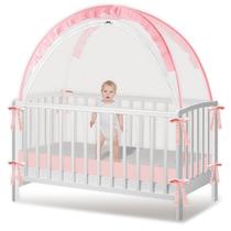 Barraca de berço Zkaitoy, grande, rosa, durável, respirável