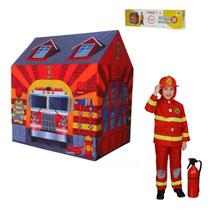 Barraca De Bombeiro Estação - Menino Infantil Cabana Grande