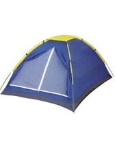 Barraca de Camping 3 Pessoas Fibra de Vidro Reforçada, AntiVazamento, Mosquiteiro, FPS 100, Resistente à Chuva Fácil de Montar, Bolsa de Transporte