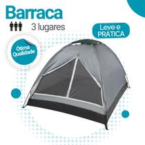 Barraca De Camping 3 Pessoas Impermeável C/ Bolsa Barraca De Camping 3 Pessoas Impermeável C/ Bolsa