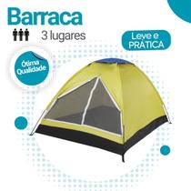 Barraca De Camping 3 Pessoas Impermeável C/ Bolsa