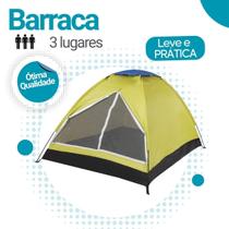 Barraca De Camping 3 Pessoas Impermeável Com Bolsa